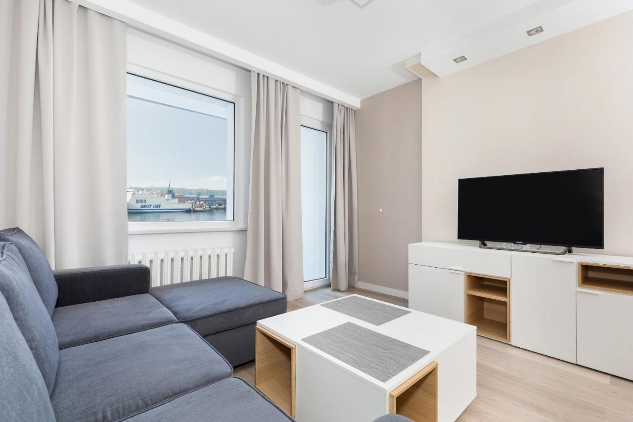 Apartament Z Widokiem Na Port Swinoujscie By Noclegi Renters Bagian luar foto
